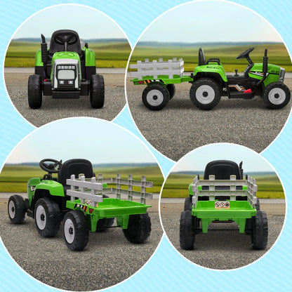 Electric Car for Children, Tractor for Children, with Parental Remote Control, Size 136.5x50x52.5 cm
