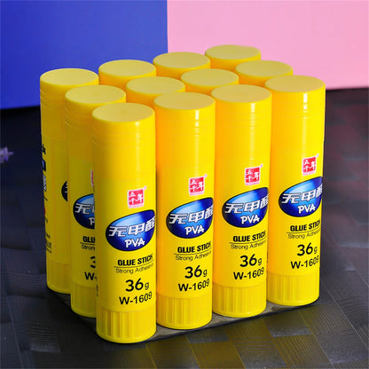 WQN-1/2/5pcs Solid Adhesive Stick High Viscosity School Office Stationery Art Photos Adhesive Stick Return To School Season