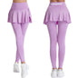 2025 Hot Sale Fitness Lenggings Female Full Length Leggings Active Skirted Capri Legging Pants Gym Clothing Tennis Fitness