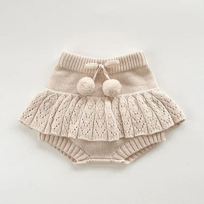 2025 New Autumn Toddler Baby Girl Clothes Set 0-3Yrs Infant Baby Girls Clothing Suit Long Sleeved Cardigan Sweater+PP Shorts