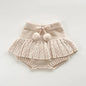 2025 New Autumn Toddler Baby Girl Clothes Set 0-3Yrs Infant Baby Girls Clothing Suit Long Sleeved Cardigan Sweater+PP Shorts