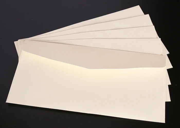 10 Pcs Classical Paper Envelopes White Black Kraft Blank Paper Window Envelopes Wedding Invitation Envelope Gift Envelope