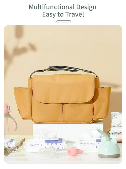 Baby Stroller Bag Pram Organizer Stroller Accessories Stroller Cup Holder Cover Trolley Organizer Pouch Travel Accessories