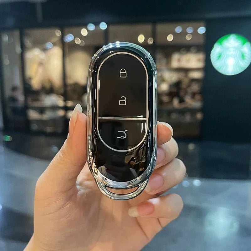 TPU Car Key Case Fob for Leapmotor T03 C10 C11 C16 C01 B10 B01 B05 S01 NFC Card Keychain Remote Cover Shell Accessories