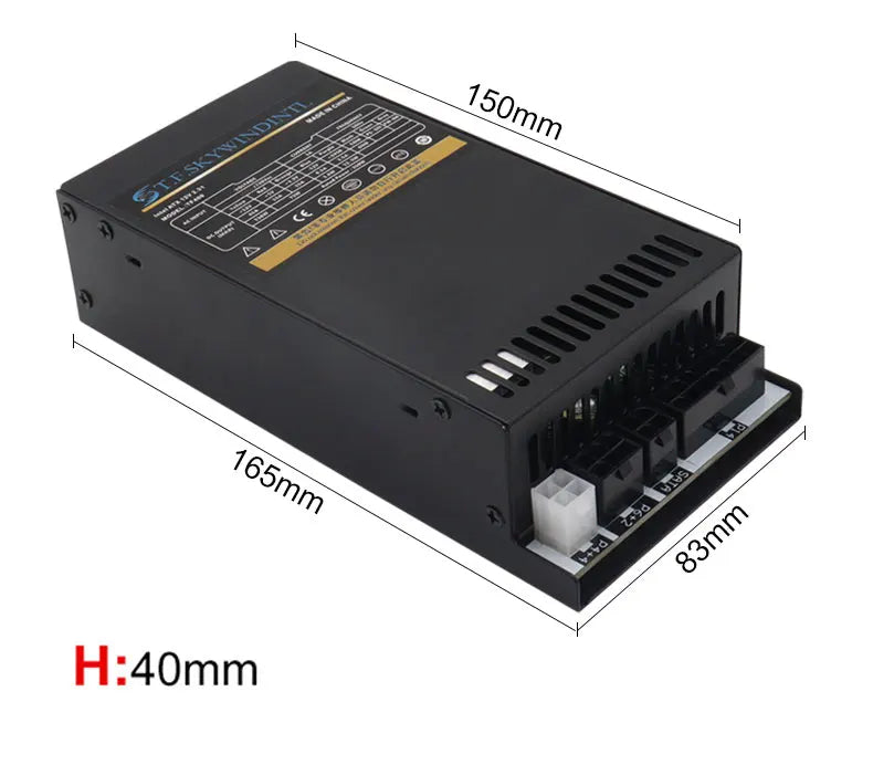 ONLY 220V Flex ATX 350W Power Supply Fully Modular PSU Full Voltage 220V AC Full Power for POS AIO System Desktop Gaming Power