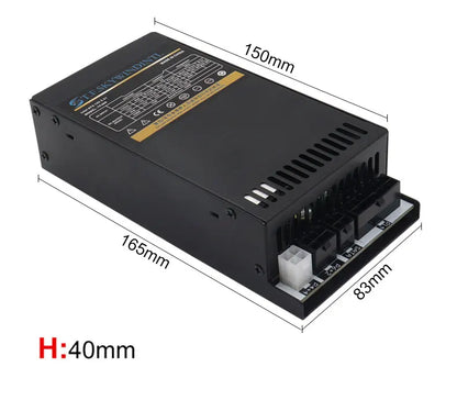 ONLY 220V Flex ATX 350W Power Supply Fully Modular PSU Full Voltage 220V AC Full Power for POS AIO System Desktop Gaming Power
