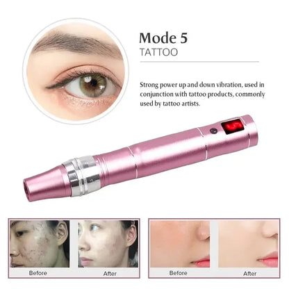Ultima Dr.imp Pen Wireless Derma Rolling Dermapen Microneedling Cartridge Mesotherapy Auto Micro Needles Exfoliate Shrink Pores