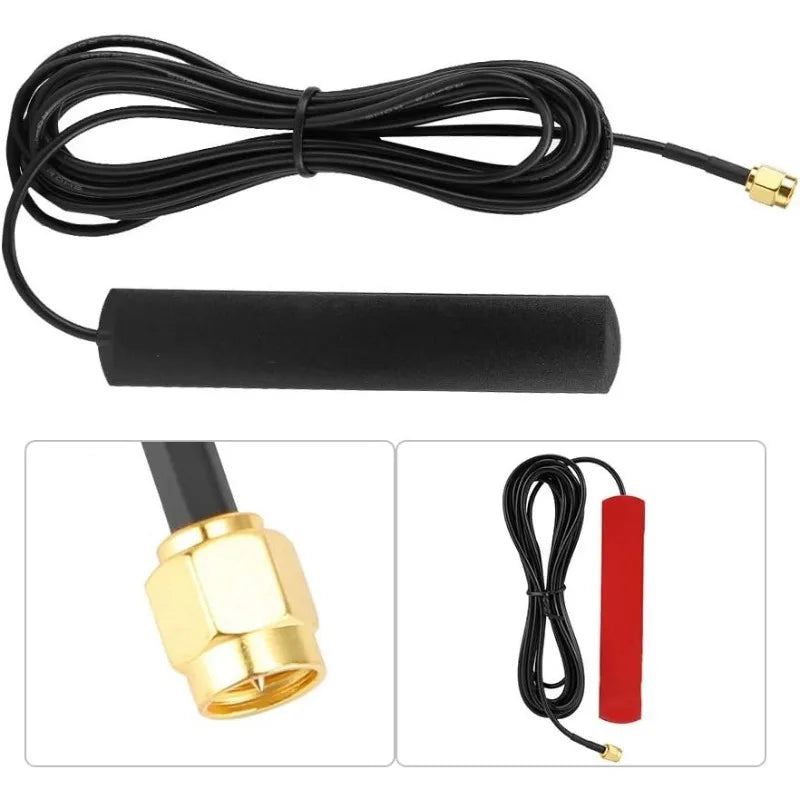 5dBi GSM 868MHz 915MHz LORA Patch Antenna IOT Car Mounted Antenna 824-960MHZ SMA Male 1.5M 3M Cable Signal Amplifier