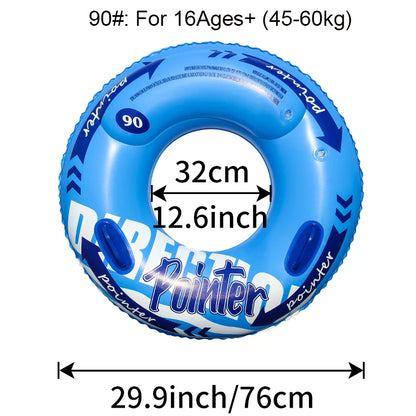 Double Balloon Inflatable Swimming Ring，Beach toys Pool Floaties for Adults,Swim Inner Tube for Pool
