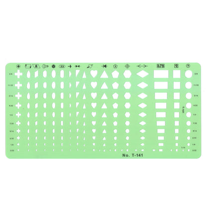 Jewelry Design Template Diamond Gemstone Drafting Ruler Kit Formwork Rulers Professional Designer Tools Supplies T-777-1 T-777-2