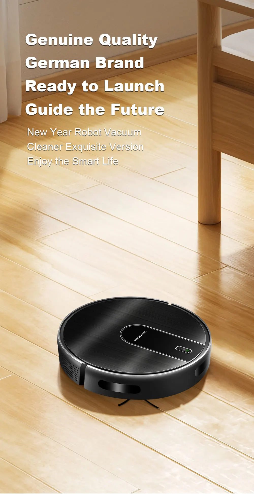 Robot Vacuum Cleaner LIECTROUX N7S-U,Smart Mapping,WiFi App,6KPa,5200MAH ,Brushless Motor,Ideal for Pet Hair
