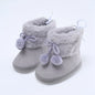 Winter Snow Baby Boots Warm Newborn Toddler First Walkers Baby Girls Boys Shoes Soft Sole Fluff Balls Thermal Snow Booties
