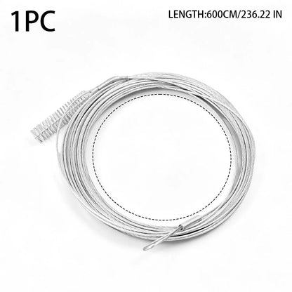 Car Drain Dredge Cleaning Scrub Brushes 1.5/3/6m Extended Auto Sunroof Long Hoses Detailing Cleaning Tool Car Accessories