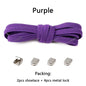 No tie Shoe laces Elastic laces Sneakers Flat Shoelaces without ties Quick Shoelace for Shoes Kids Adult One Size fits All Shoes