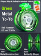 Professional Aluminum Metal Yoyo Ball for Children Beginners - Competitive Yoyoball with Accessories Suitable for Adults And Kid