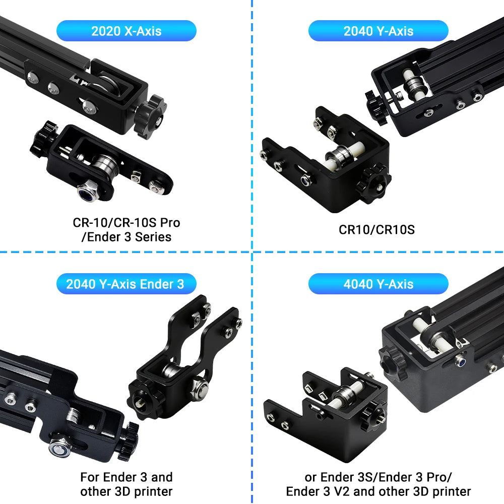 Synchronous Belt Tensioner 2020 X Axis V-Slot Profile 4040 Y Axis Belt Stretch Straighten Tensioner For Ender 3/V2/Pro/CR-10/10S