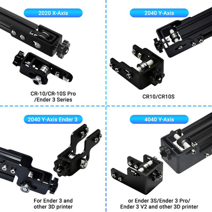 Synchronous Belt Tensioner 2020 X Axis V-Slot Profile 4040 Y Axis Belt Stretch Straighten Tensioner For Ender 3/V2/Pro/CR-10/10S
