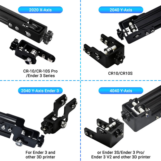 Synchronous Belt Tensioner 2020 X Axis V-Slot Profile 4040 Y Axis Belt Stretch Straighten Tensioner For Ender 3/V2/Pro/CR-10/10S