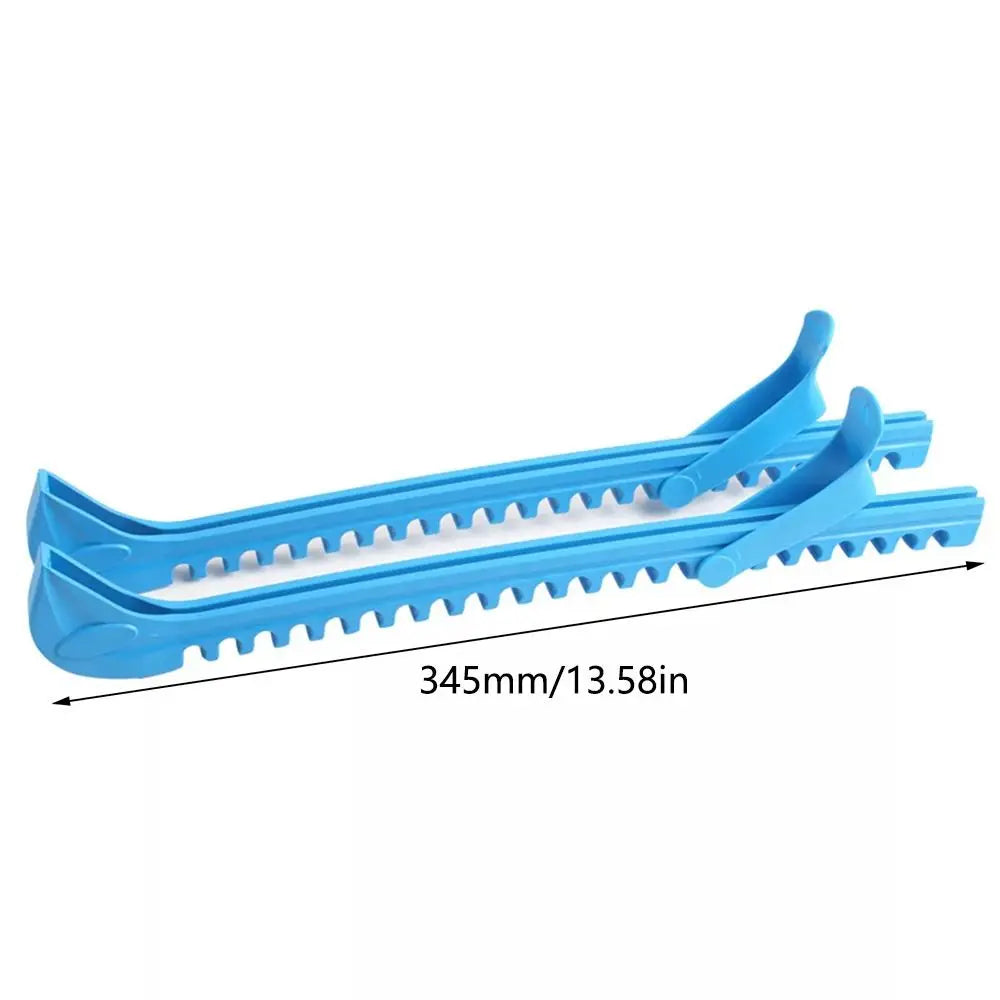 1 Pair Portable Non-Slip Ice Blade Protector Protector Sleeve Adjustable Shoes Ice Skate Covers Wear-Resistant Ice Skate Guards