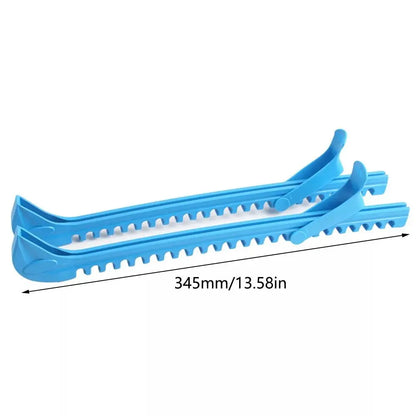 1 Pair Portable Non-Slip Ice Blade Protector Protector Sleeve Adjustable Shoes Ice Skate Covers Wear-Resistant Ice Skate Guards