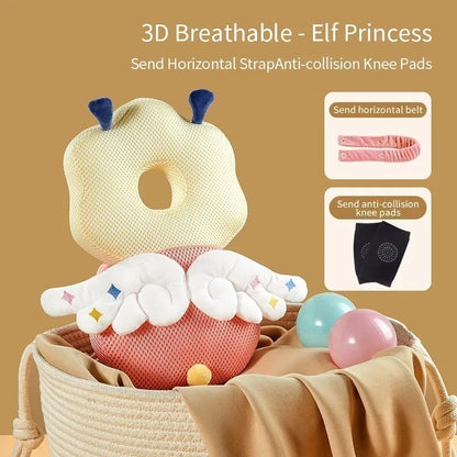 AIBEDILA Newborn Head Back Protector Baby Protect Pillow Learn Walk Headgear Prevent Injured Safety Pad Prevention Fall Pillows