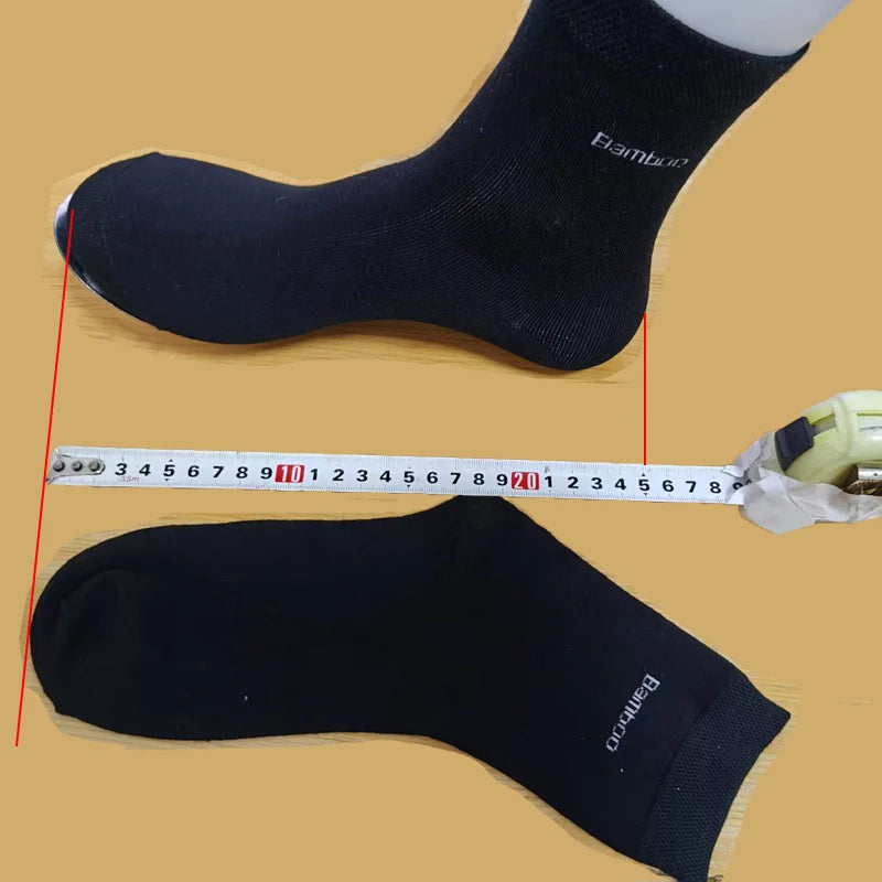 10Pairs/Lot Men Bamboo Socks Brand Comfortable Breathable Casual Business Men's Crew Socks High Quality Guarantee Sox Male Gift