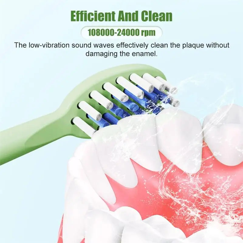 Kids Sonic Electric Toothbrush Rechargeable Smart Timer Colorful Cartoon Teeth Whitening Portable USB Charging  Tooth Brush