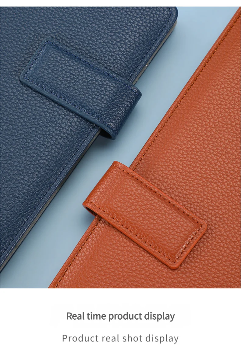 A4 Multifunctional Meeting Folder | Leather - like Finish. Organize Phone, Cards & Notes. Ideal for Business & Productivity!