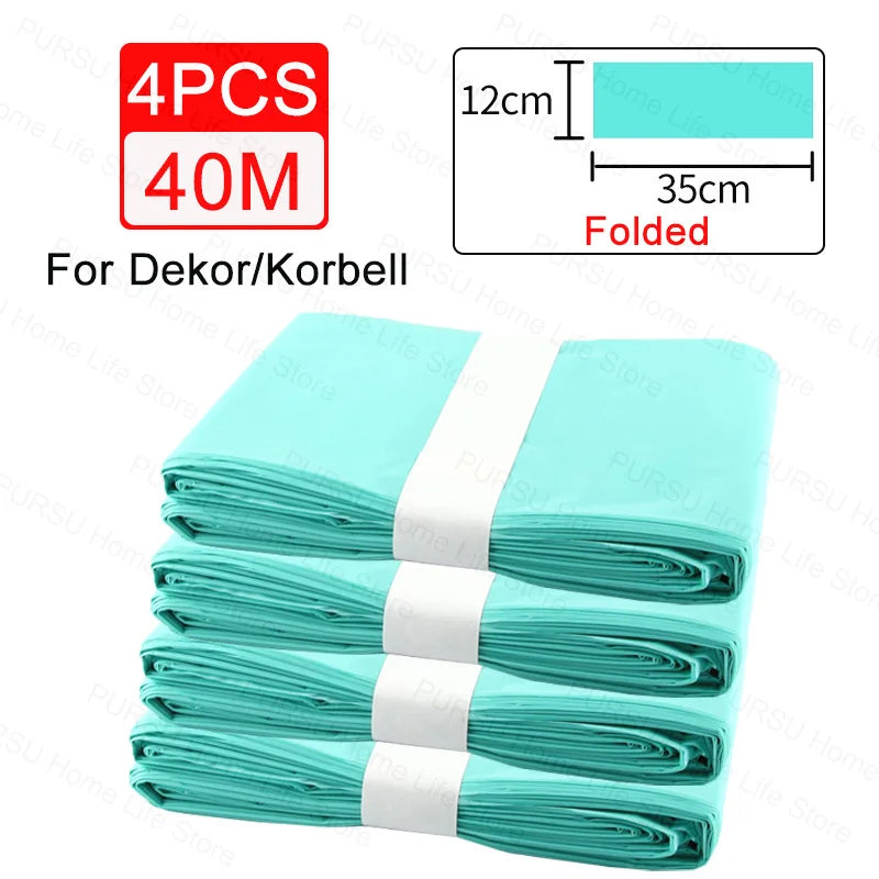 1/4/8Pcs Diaper Pails Refills Garbage Bags For KORBEL And Dekor Classic Diaper Pails And 16L Magic Trash Can Replacement Liners