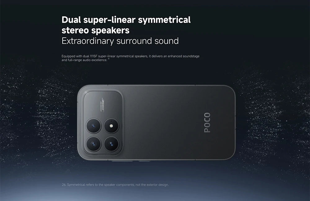 Global Version POCO F8 Pro Massive 6,210 mAh (typical) Battery 6.59" 120Hz POCO HyperRGB AMOLED Display 50MP Triple Camera with OIS