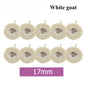 10Pcs/Bag Dental Odontologia Polishing Brush Wheel Rotary Tools 2.35mm HP Shank Wool Goat Cotton Black Buff Dentistry Laborator