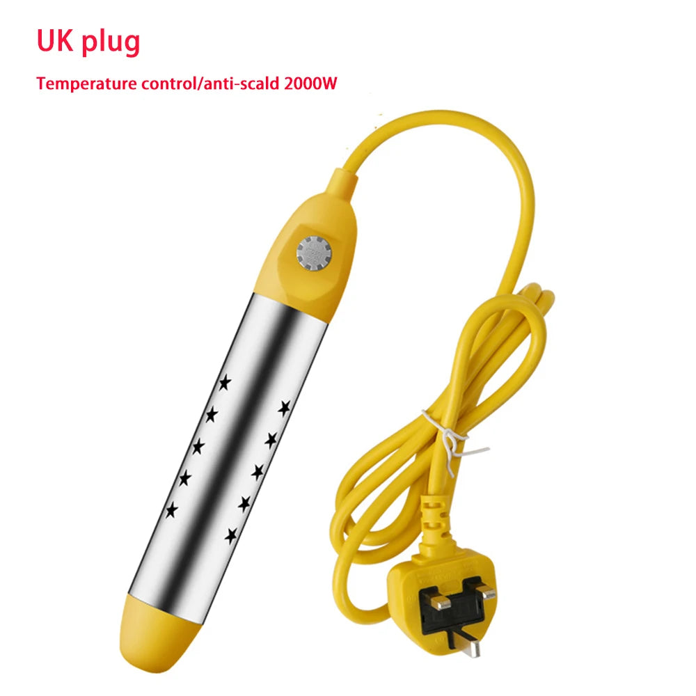 Portable Pool Heater Water Heating Boiler Swimming Solar Bath Tub Immersion Hot Fast Automatic Power Off Intelligent 2000W
