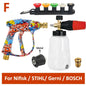 Graffiti Design High-Pressure Foam Gun Set - Multi-Brand Fit for Karcher/Bosch/Nilfisk, Ergonomic Grip,Car/RV/Truck Cleaning Kit
