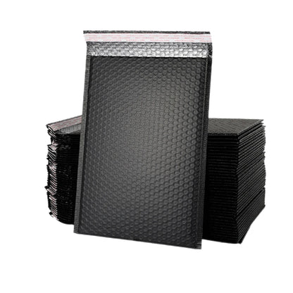 50PCS Black Bubble Envelopes Bag Waterproof Foam Bubble Mailers Express Shipping Envelope Bags Self Seal Packaging Organizer Bag