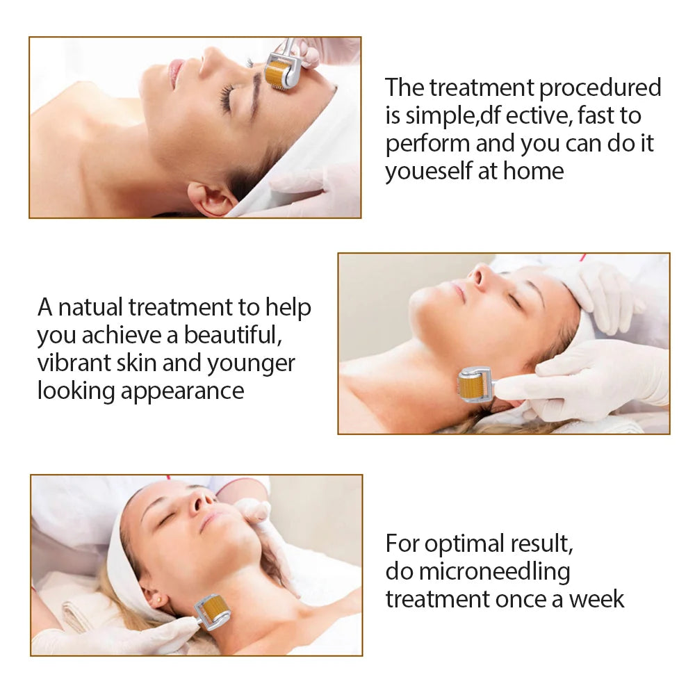 ZGTS 192 Needle Derma Roller Micro Needle Dermaroller Mesotherapy Face Care and Hair-loss Scar Stretch Mark Removal