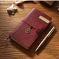 Fromthenon Leather TN Travel Notebook Handbook Diary First Layer Cowhide Diary Handbook Notes Handmade Loose-leaf Notebook