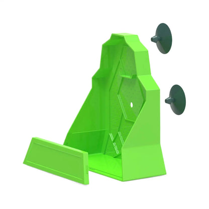 Corner Reptiles Feeder Box With Suction Cups Wall Mounted Terrariums Feeding Dish For Lizards Geckos Pet Reptile Feeder