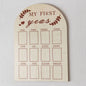 Wooden Baby Commemorative Photo Frame,monthly Calendar,photo Display Board,milestone Photo Frame for Newborns