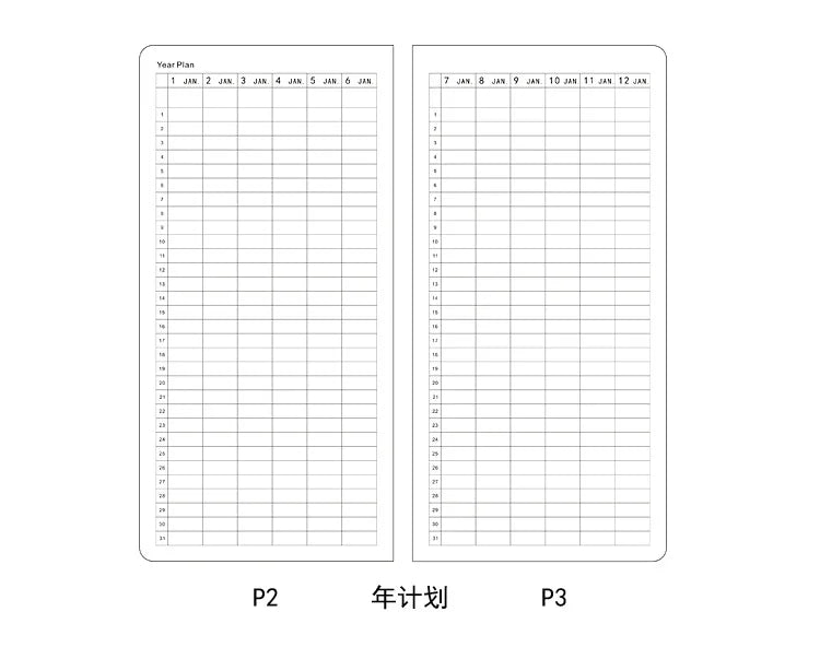Undated Weekly Fabric A6 Journal - Portable Pocket-Sized Planner for Notes, Goals & Daily Flow Linen Weeks Planning System