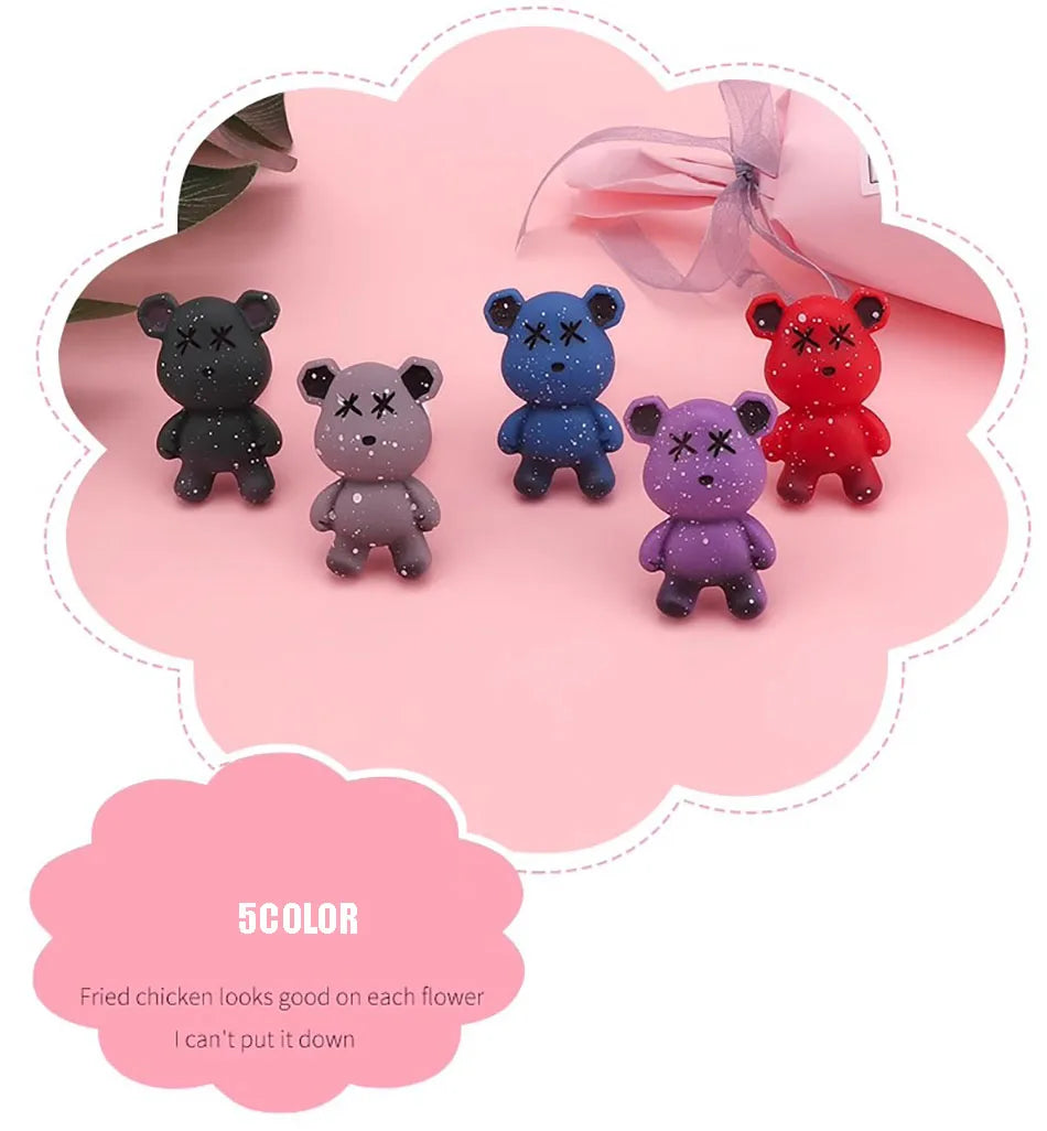 Bear Car Air Freshener Outlet Vent Perfume Clips Fragrance Conditioning Aromatherapy Perfume Clip Car Interior Decoration