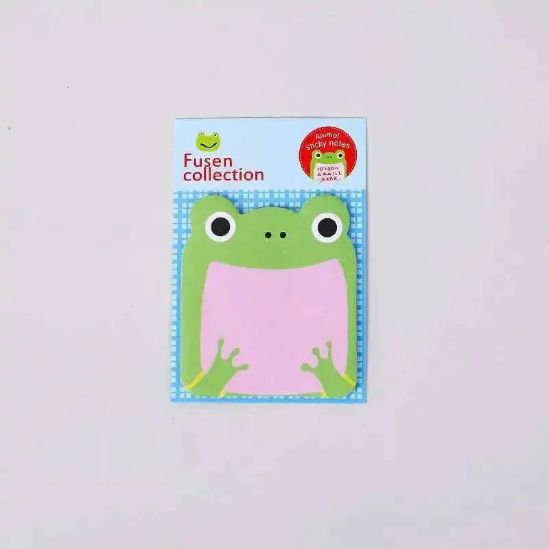 1 Pcs Sticker Cute Kawaii Animal Sticky Notes Notepad Memo Pads Office School Supply Stationery Panda Cat Hare Bookmark Post