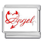 2025 Exquisite Angel Pattern Elastic Italian Charm Chain Suitable for 9mm Stainless Steel Modular Bracelet DIY Jewelry