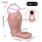 FAAK Silicone Penis Sleeve Ring Realistic Hollow Dildo Size S M Dildo Sheath Delay Ejaculating Cock Enlarger Sex Toys For Men
