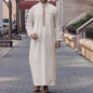 Dishdasha Muslim Men Long Robe Jubba Thobe Abaya Embroidery Kimono Islamic Dubai Saudi Abayas Prayer Kaftan Ramadan Morocco 2025