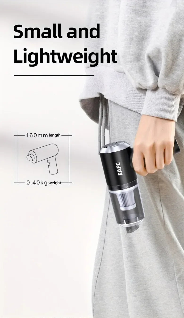 Wireless Vacuum Cleaner Mini Dust Collector Small Suction Force Home Car Dual-Use Handheld Cleaning Appliances USB Charging
