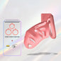 New Sissy Simulation Vagina Chastity Cock Cage Sex Toy with 4 Size Cock Ring Bdsm Penis Urethral Lock Adult Toy for Men
