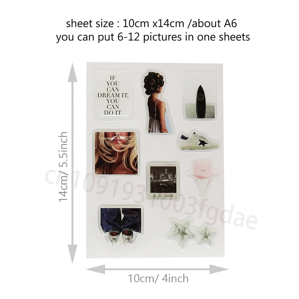 personal phone case dome epoxy sticker silicon resin ipad label popular decorative crystal gel logo jelly cute DlY glass shapes