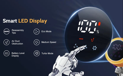 Daccormax 65KPa Cordless Stick Vacuum,Stick Vacuum with Smart Touch Screen,3-Speed Adjustable,Powerful Cleaning for Home