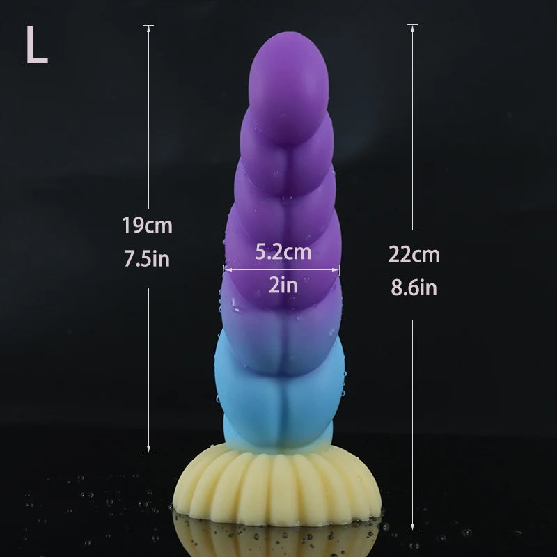 Realistic Penis with Suction Cup Simulated Dildo Anal Penetration Big Butt Plug Giant Monster Cock Dick Toy Adults for Men Women