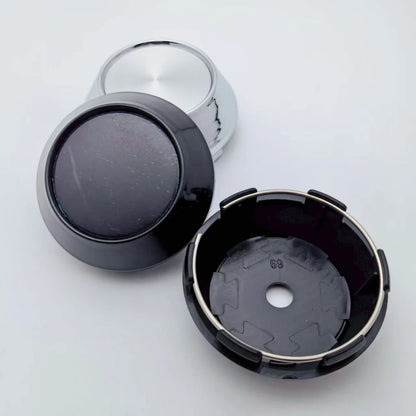 4pcs 60mm 64mm 65mm 68mm 69mm No Logo Emblem Car Wheel Center Caps Wheels Hub High Cap Rim Hubcaps Dust Cover Car Accessories